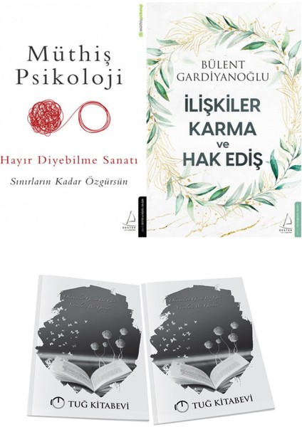 Müthiş Psikoloji Hayır Diyebilme Sanatı ve Ilişkiler Karma ve Hak Ediş + Hediyeli
