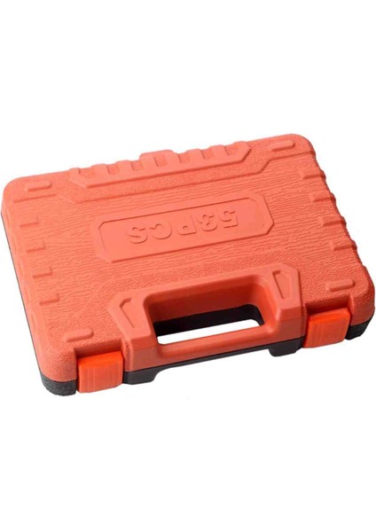 53 Parça Çantalı Cırcır Aleti ve Lokma Anahtar Seti 1/4 Inç Tornavida Seti Ev Araba Bisiklet Için fırsatları