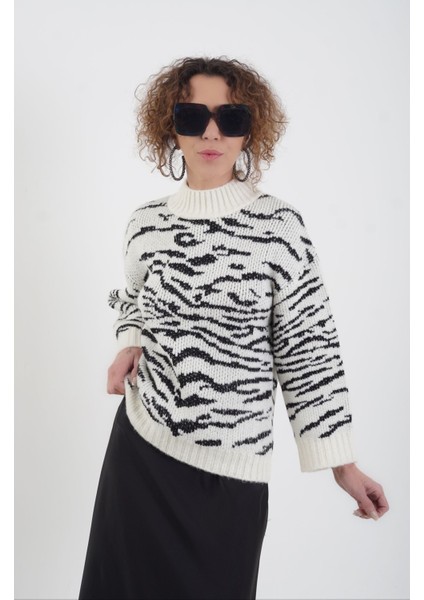 Zebra Desen Kazak