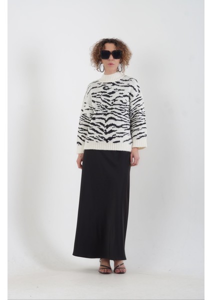Zebra Desen Kazak modelleri