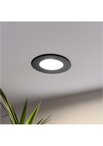 Sıva Altı Yuvarlak LED Panel Siyah Kasa - 9W 6500K - MX-1020B