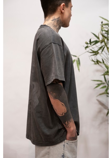 CATCH-046YIKAMALI OVERSIZE%100 Pamuk Tshırt indirimleri