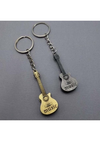 Metal Gitar Anahtarlık