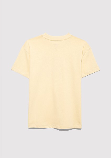 Mavi Logo Baskılı Sarı Tişört 7610386-70024 fiyatları