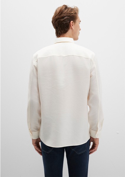 Ekru Tencel Tm Liyosel Gömlek 0211659-70057 fırsatları