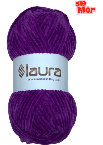 Kadife El Örgü İpi, 5'li Paket, 5X100 Gr. 120 Mt., %100 Mikro Polyester fiyatları