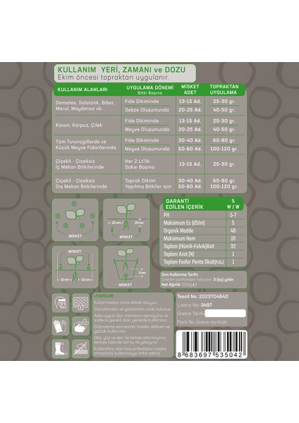 Jeotop Organik Gübre + Leonardit Toprak Düzenleyici | %100 Doğal Bitki Tableti (2X250G) fırsatları