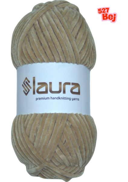 Kadife El Örgü İpi, 5'li Paket, 5X100 Gr. 120 Mt., %100 Mikro Polyester fiyatları