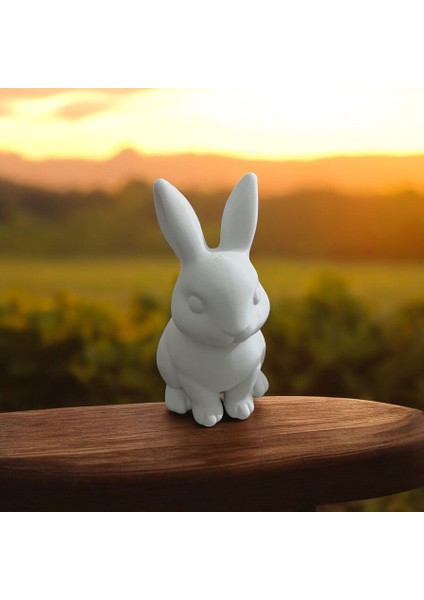 3D Boyama Figür Tavşan