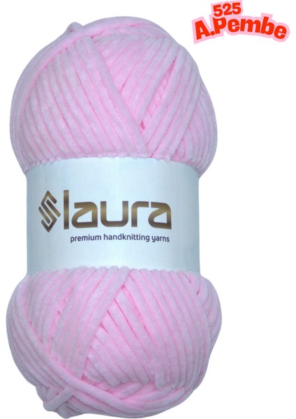 Kadife El Örgü İpi, 5'li Paket, 5X100 Gr. 120 Mt., %100 Mikro Polyester fiyatları