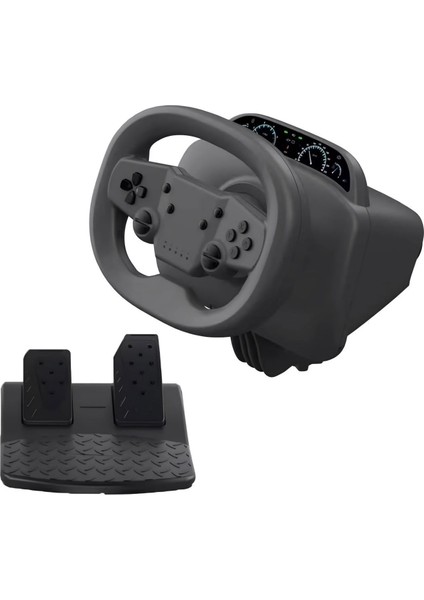 Telefon Uyumlu Oyuncu Direksiyon Seti Titreşimli Wireless Android/ios/ps4/ps3/pc/ns 270• Pedallı