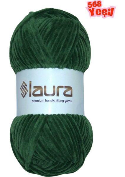 Kadife El Örgü İpi, 5'li Paket, 5X100 Gr. 120 Mt., %100 Mikro Polyester fiyatları