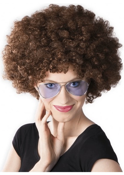 Bob Ross Bonus Peruk Kahverengi Renk 120 gr - Lisinya