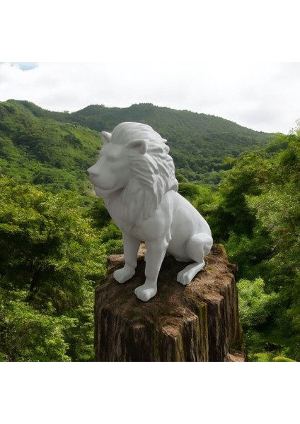 3D Boyama Figürü Aslan