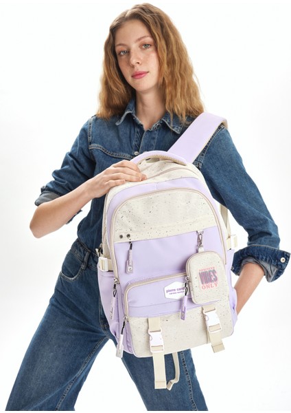 Kız Üniversite Öğrencisi Lise Öğrencisi Moda Okul Çantası Iki Parçalı Set