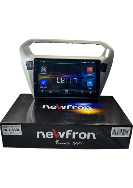 Pejo 301 Citroen C-Elyse (Gri) Newfron 6-64 Tam Profesyonel Oem Multimedia