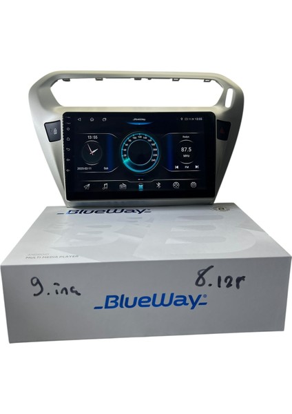 Pejo 301 Citroen C-Elyse (Gri) Blueway 8-128 Tam Profesyonel Oem Multimedia