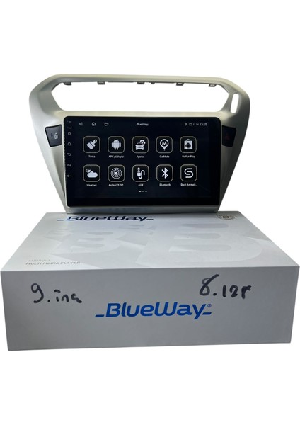 Pejo 301 Citroen C-Elyse (Gri) Blueway 8-128 Tam Profesyonel Oem Multimedia fiyatları