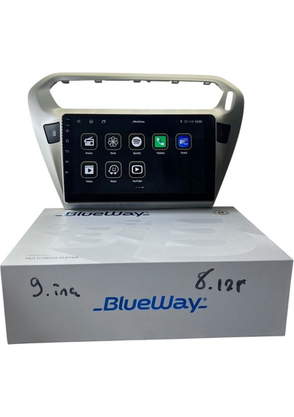 Pejo 301 Citroen C-Elyse (Gri) Blueway 8-128 Tam Profesyonel Oem Multimedia modelleri