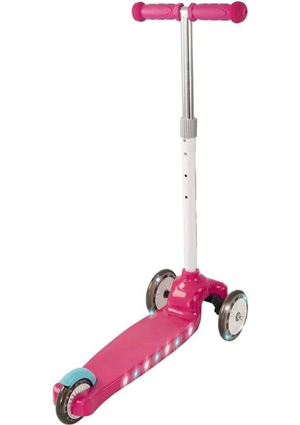 Evo Işıklı Move N Groove Pembe Üç Tekerlekli Scooter fırsatları