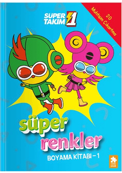 Süper 1 Takım: Süper Renkler Boya - 1