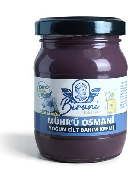 Biruni Mühr’ü Osmani Krem 150 ml | Anemon, Akkanar, Zeytinyağı Özlü Bakım Kremi