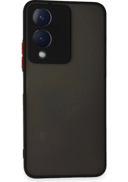 Vivo Y17S Kılıf Montreal Silikon Kapak - Siyah