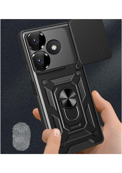 Xiaomi Redmi 13 4g Kılıf Pars Lens Yüzüklü Silikon - Yeşil fiyatları