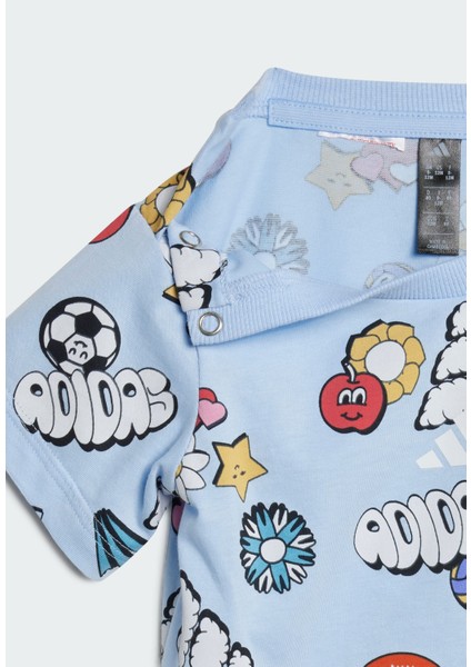 Sportswear JD0062 Seasonal Essentials Fun Allover Print Set Kids indirimleri