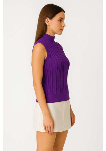 Kadın Kolsuz Triko Bluz 15396 fiyatları