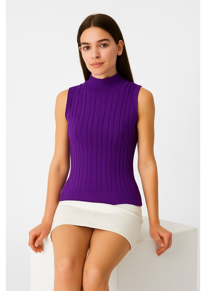 Kadın Kolsuz Triko Bluz 15396 fırsatları