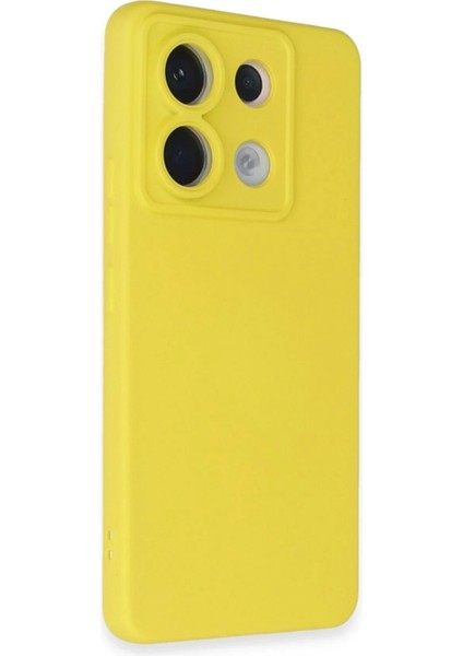 Xiaomi Redmi Note 13 Pro 5g Kılıf Nano Içi Kadife Silikon - Sarı fiyatları