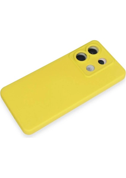 Xiaomi Redmi Note 13 Pro 5g Kılıf Nano Içi Kadife Silikon - Sarı fırsatları