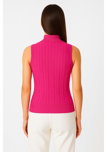 Kadın Kolsuz Triko Bluz 15396 modelleri