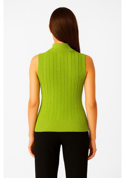 Kadın Kolsuz Triko Bluz 15396 modelleri
