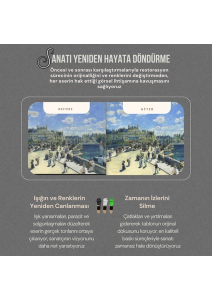 Renoir (Tekne Partisinde Öğle Yemeği 1881) Çerçeveli Klasik Vintage Duvar Tablo fırsatları