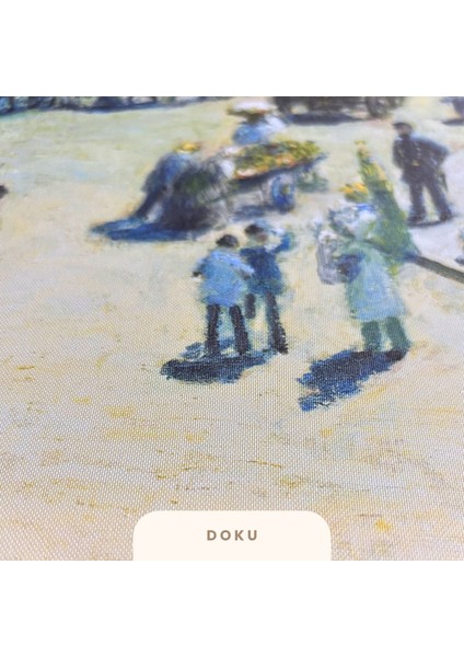 Renoir (Tekne Partisinde Öğle Yemeği 1881) Çerçeveli Klasik Vintage Duvar Tablo