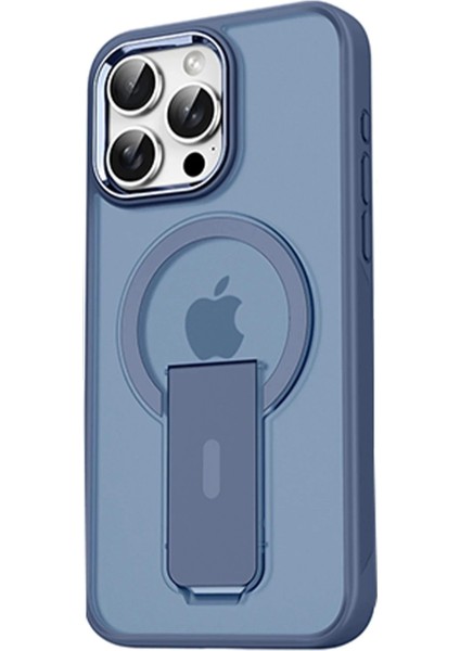 iPhone 14 Pro Tork Magsafe Standlı Kapak - Lacivert