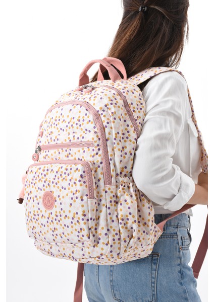 EBA-8861 Klinkır Okul Çantası Sırt Çanta Günlük Gezi Spor Seyahat Tatil Çok Gözlü Laptop Bölmeli