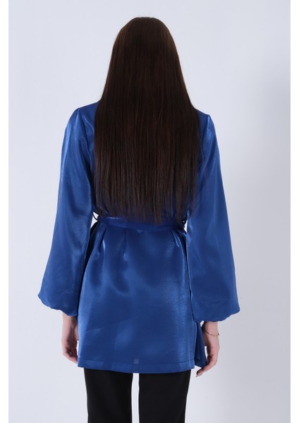 Saks Kolları Volanlı Monoray Saten Ceket 31050689.26 indirimleri