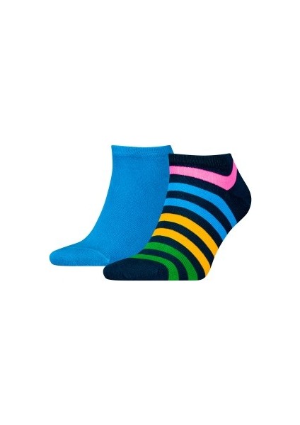 Tommy Hılfıger Tommy Hilfiger Th Men Duo Stripe Sneaker 2p Erkek Çorap Çorap
