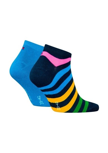 Tommy Hılfıger Tommy Hilfiger Th Men Duo Stripe Sneaker 2p Erkek Çorap Çorap fiyatları