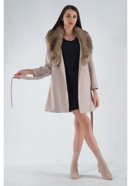 Taş Seyyar Kürklü Çift Cepli Kaşe Kaban 0108080.50 fiyatları