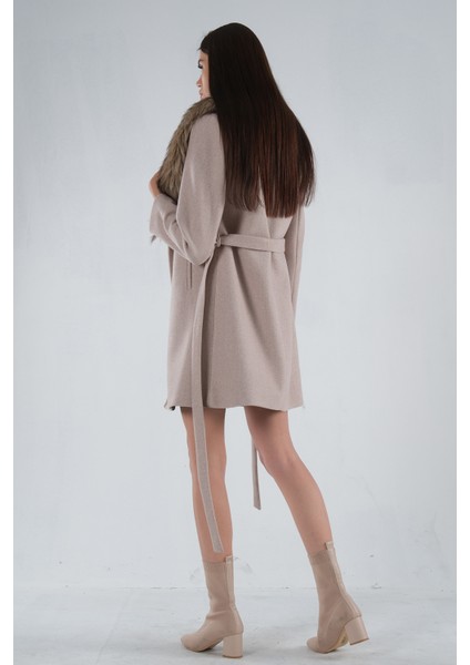 Taş Seyyar Kürklü Çift Cepli Kaşe Kaban 0108080.50 modelleri