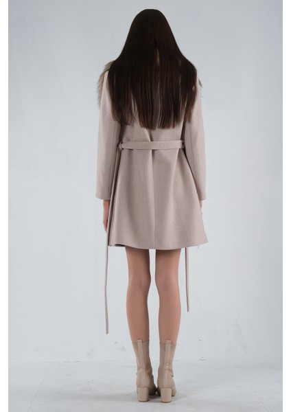 Taş Seyyar Kürklü Çift Cepli Kaşe Kaban 0108080.50 fırsatları