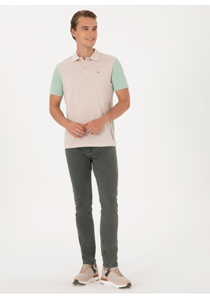 Normal Bel Normal Paça Slim Fit Yeşil Erkek Denim Pantolon Lort fiyatları