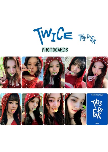 Twıce '' This Is For '' Photocards Set Pob 3