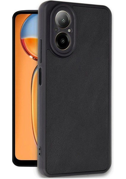 Realme 12 Lite Kılıf Aras Deri Kapak - Siyah fiyatları