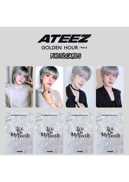 Ateez Yunho '' Golden Hour : Pt2 '' Photocards Set