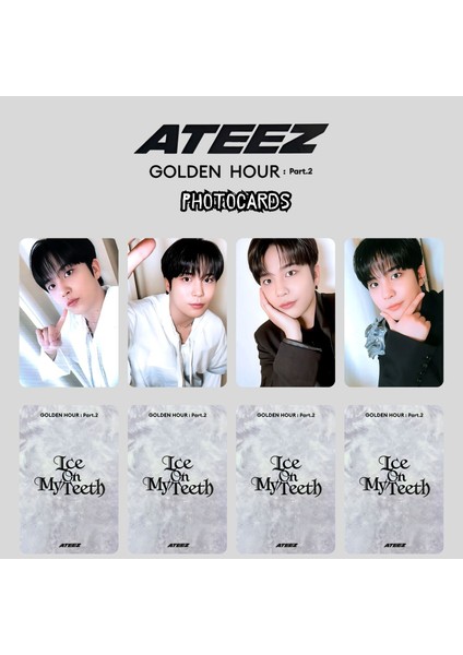 Ateez Jongho '' Golden Hour : Pt2 '' Photocards Set